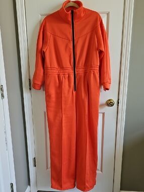 NWOT | Bright Orange Full-Zip Jumpsuit Sz -XL/14